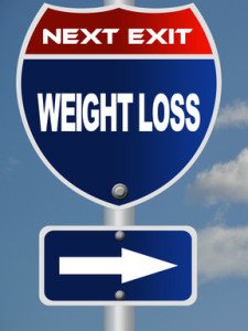 Weight Loss Road Sign