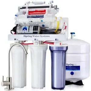 iSpring RCC1UP-AK 7 Stage 100 GPD RO Water Filtration System 
