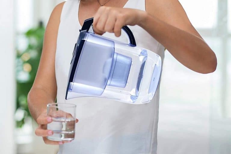 Lifestyle view of the EHM Alkaline Water Filter Pitcher